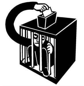 vote-cage